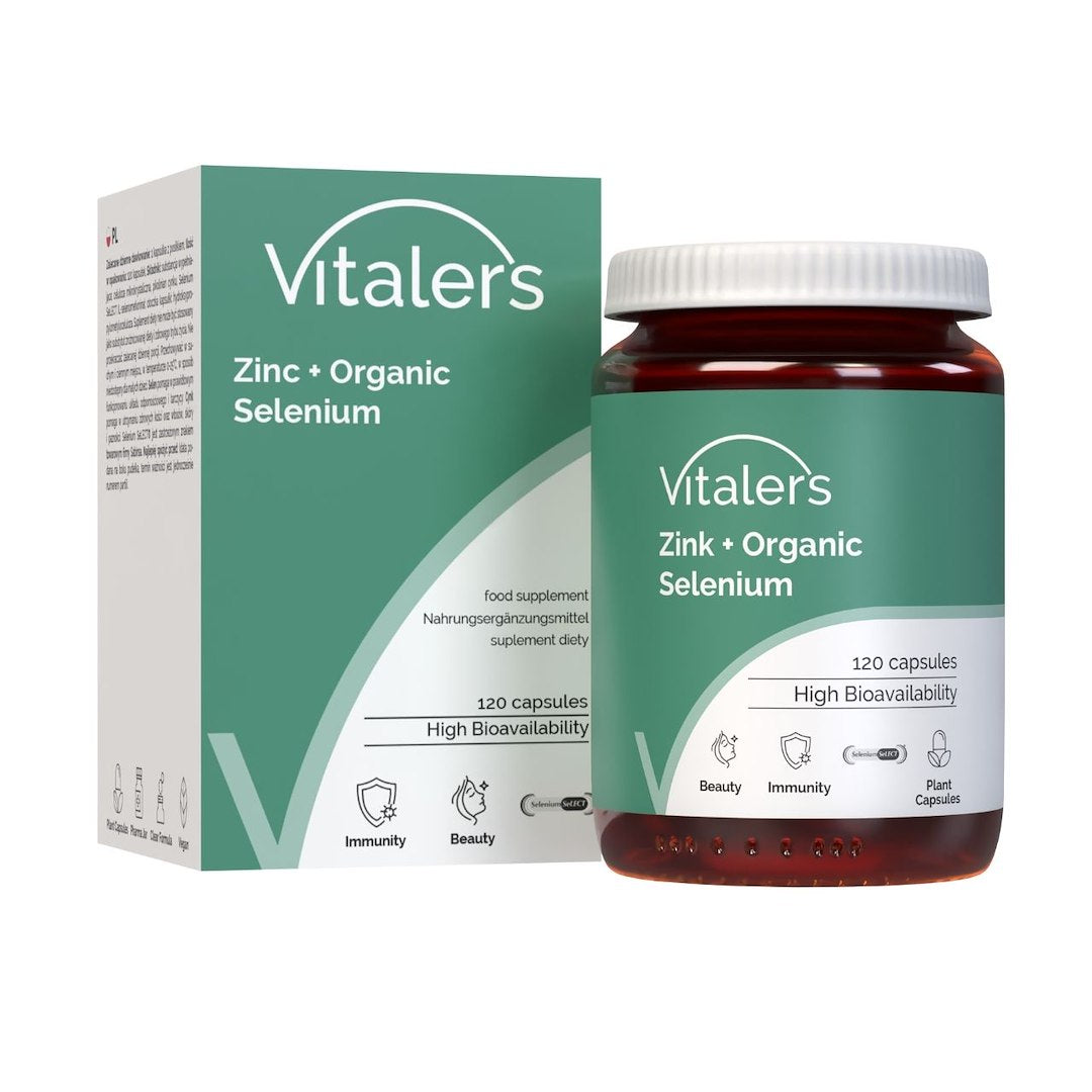 Vitaler's Cinks 15 mg + Selēns 200 mcg - 120 kapsulas