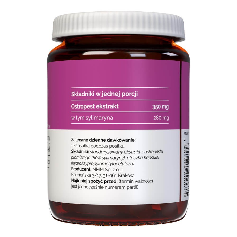 Vitaler Marijas dadzis 350 mg - 60 kapsulas