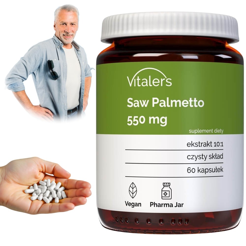Vitaler Saw Palmetto 550 mg - 60 kapsulas