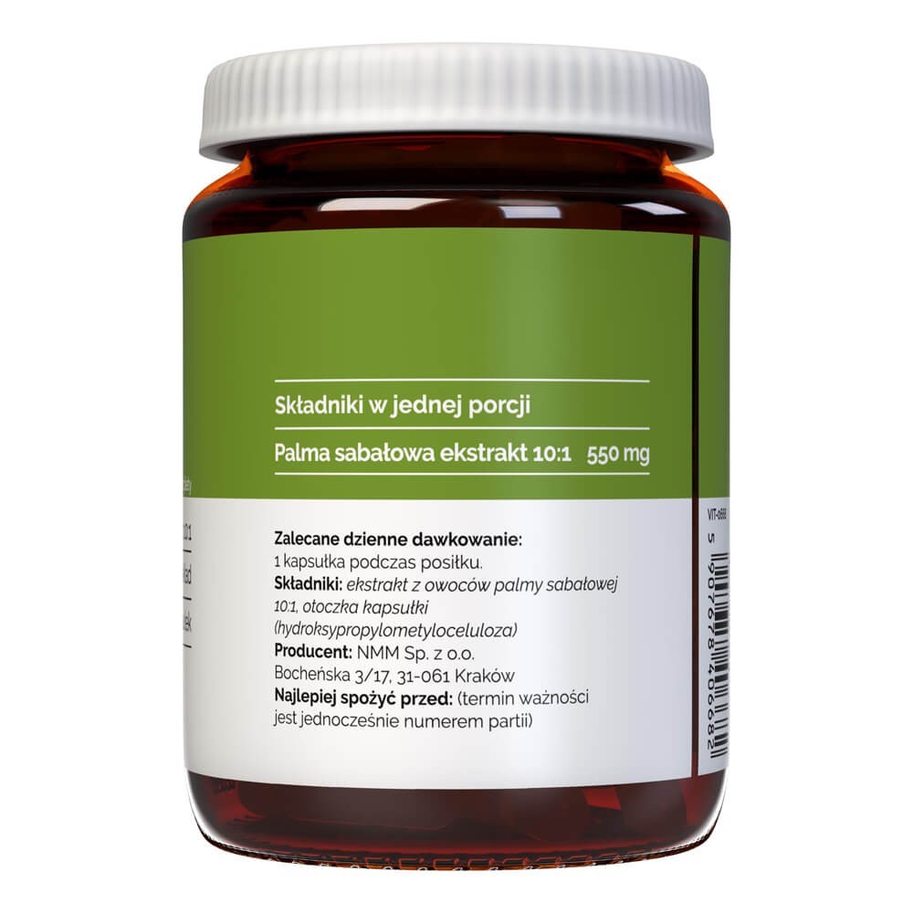 Vitaler Saw Palmetto 550 mg - 60 kapsulas