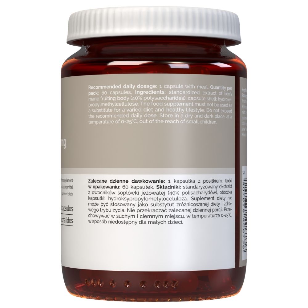 Vitaler's Lion's Mane 500 mg - 60 kapsulas