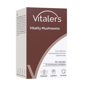 Vitaler's Vital Mushrooms — 60 kapsulas