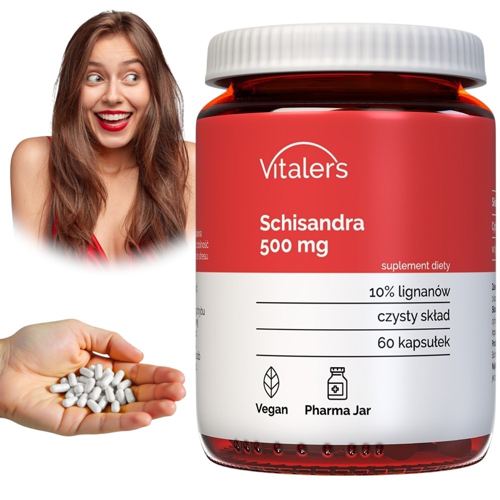 Vitaler's Šizandra 500 mg - 60 kapsulas