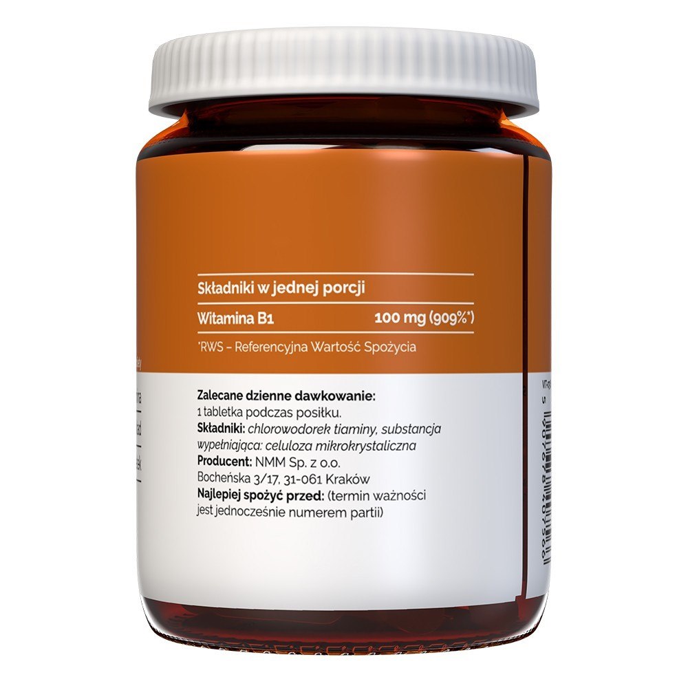 Vitaler vitamīns B1 100 mg - 120 tabletes