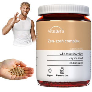 Vitaler's Ginseng Complex - 60 kapsulas