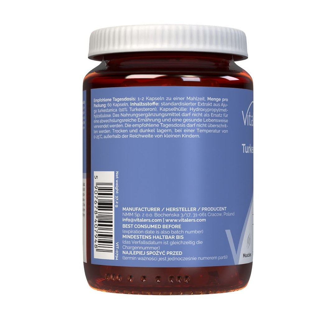 Vitalers - Turkesterons 500 mg 60 kapsulas
