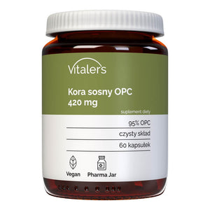 Vitalers - Priežu miza 420 mg 60 kapsulas