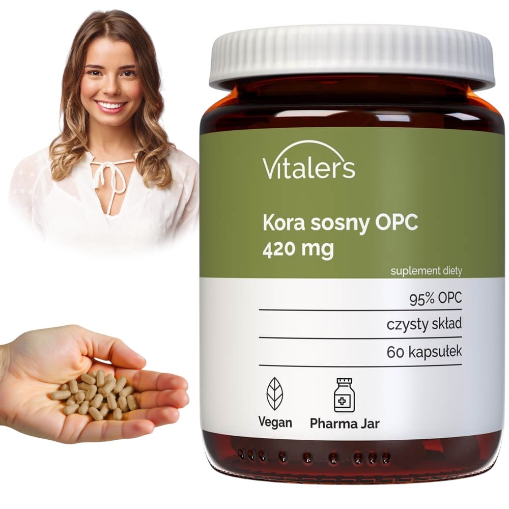Vitalers - Priežu miza 420 mg 60 kapsulas