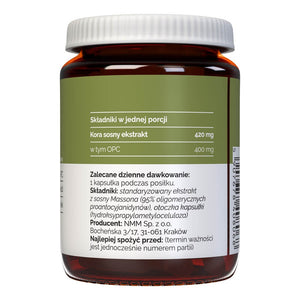 Vitalers - Priežu miza 420 mg 60 kapsulas