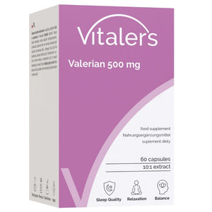 Vitaler's Valēriāns (baldriāns) 500 mg - 60 kapsulas