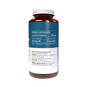 Vitaler's Magnijs 125 mg + B6 6 mg - 120 kapsulas