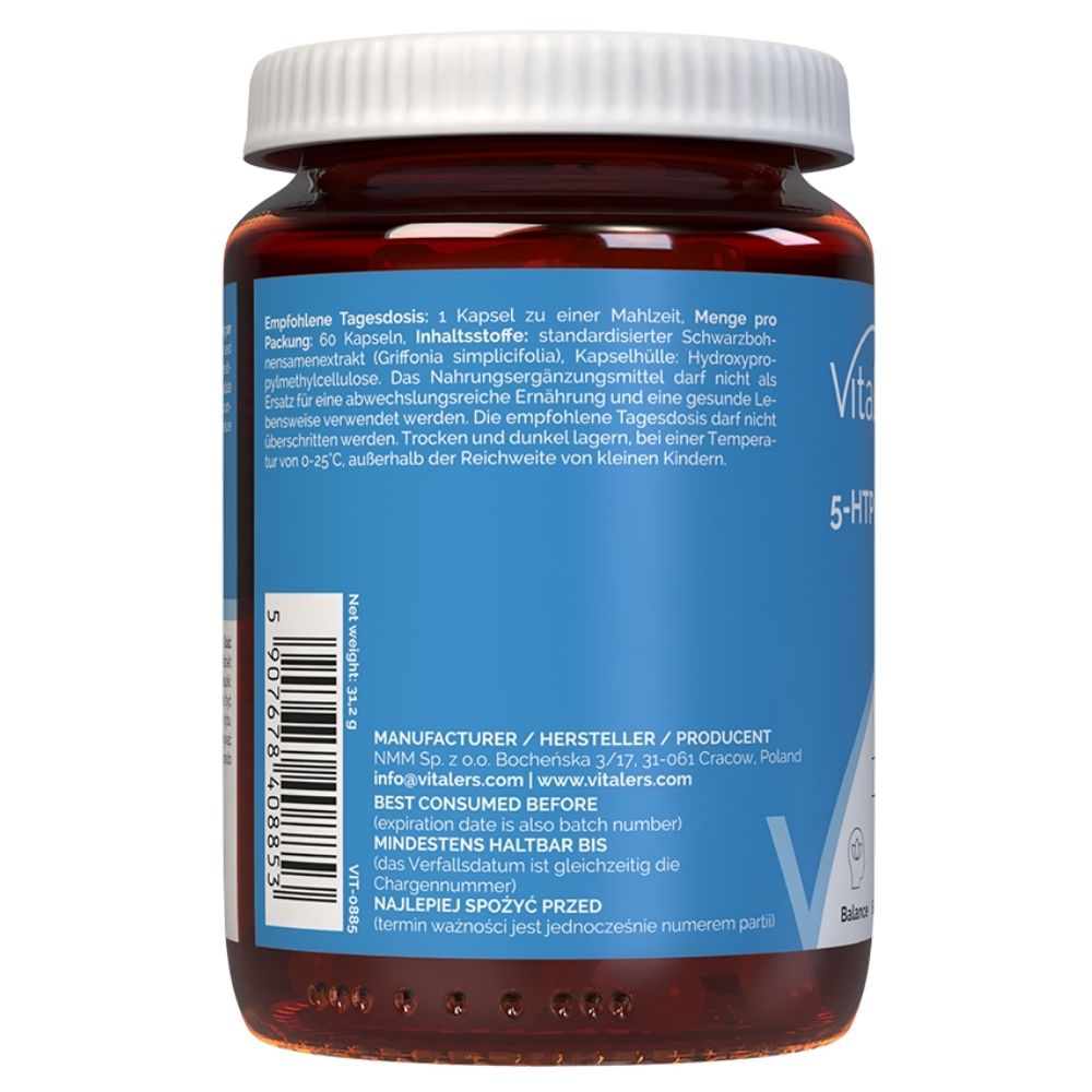 Vitaler's 5-HTP 100 mg - 60 kapsulas