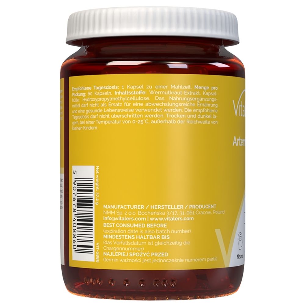 Vitaler Artemisinīns (Artemisinin) 500 mg - 60 kapsulas