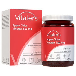 Vitaler's Ābolu etiķis 650 mg - 60 kapsulas