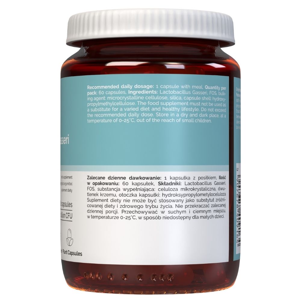 Vitaler's Probiotic Lactobacillus Gasseri ar FOS - 60 kapsulas