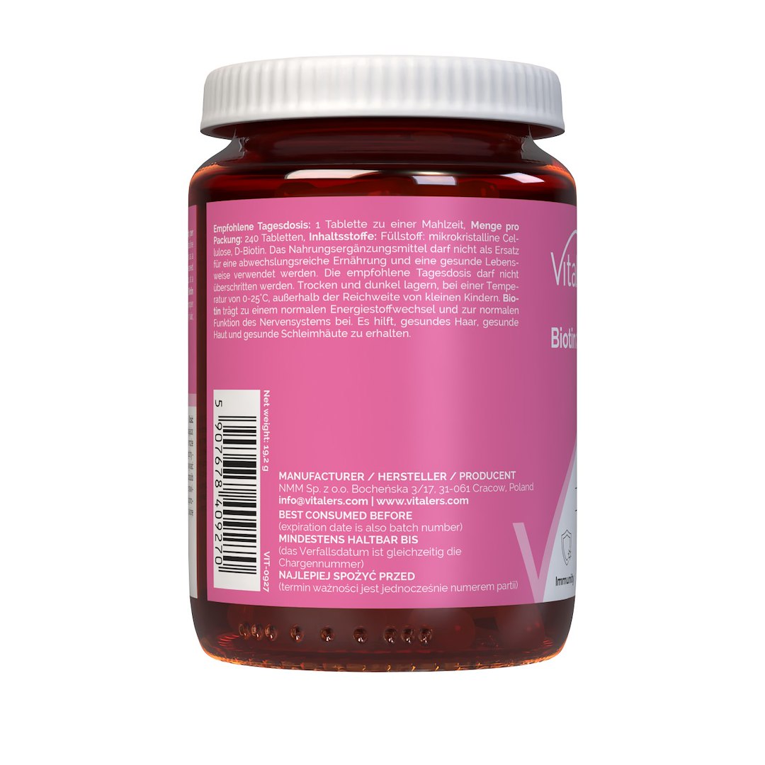 Vitaler's Biotin 2500 µg - 240 tabletes
