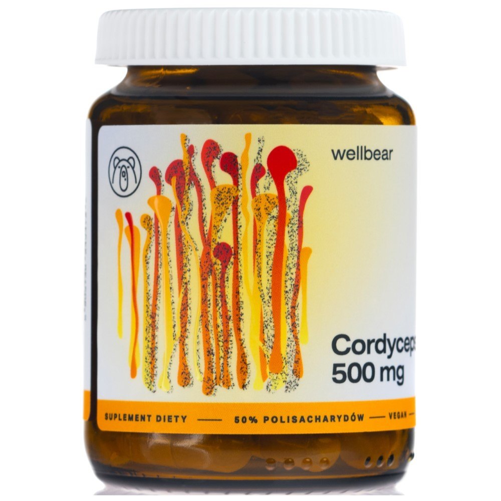 Wellbear Kordicepsas (Cordyceps sinensis) 500 mg - 60 kapsulių