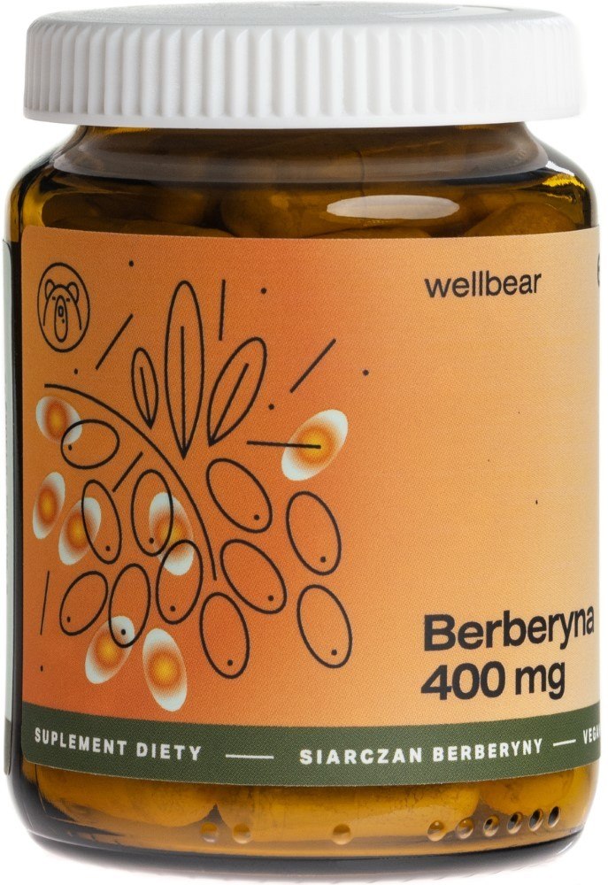 Wellbear Berberskābes (Berberis) 400 mg - 60 kapsulas