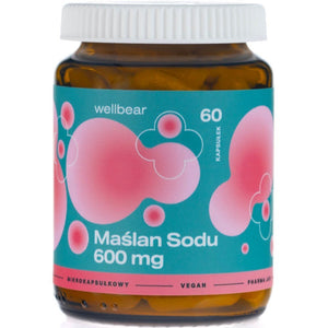 Wellbear nātrija butirāts - 60 kapsulas
