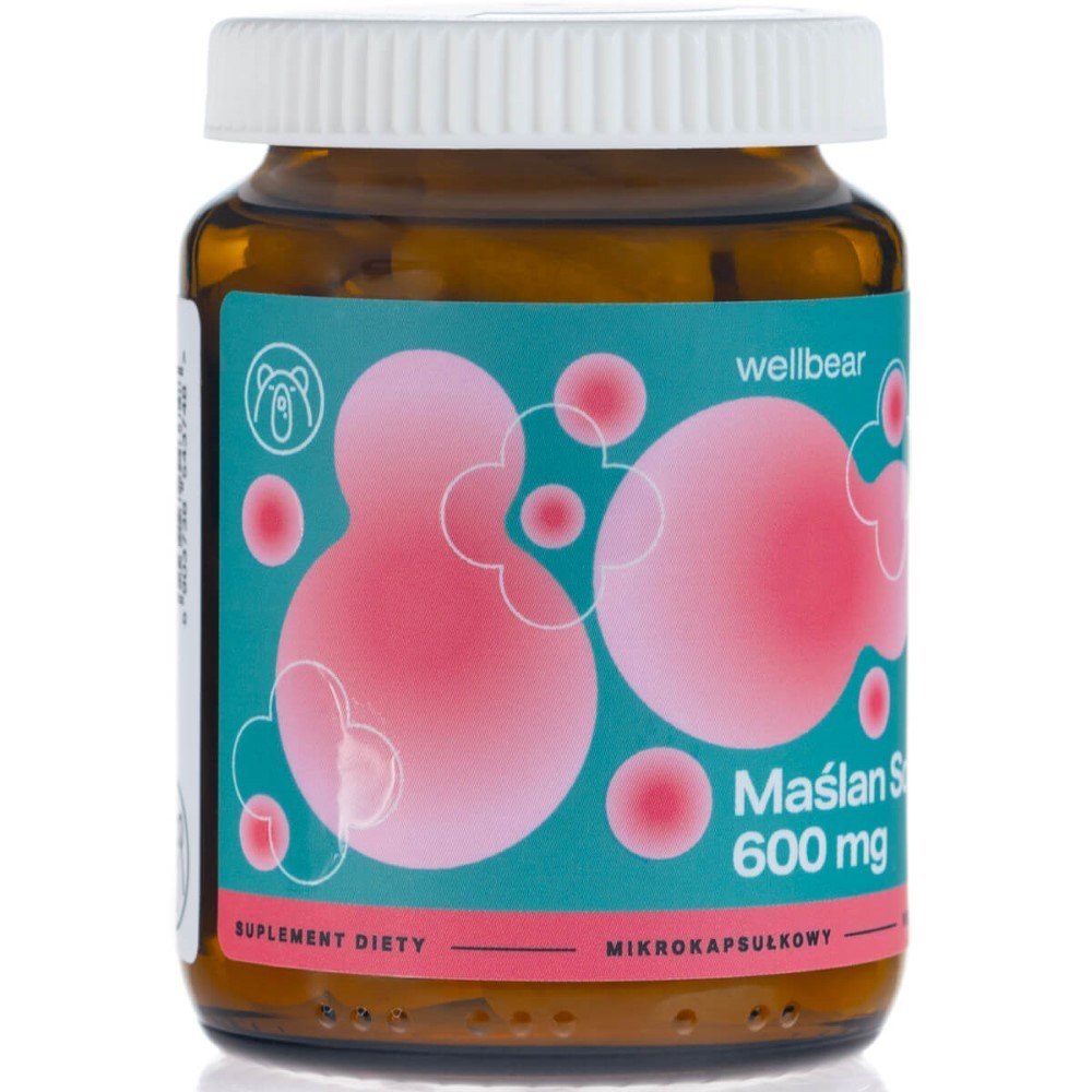 Wellbear nātrija butirāts - 60 kapsulas