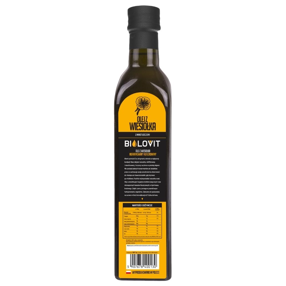 Wellbear naktssveces eļļa, auksti spiesta - 500 ml