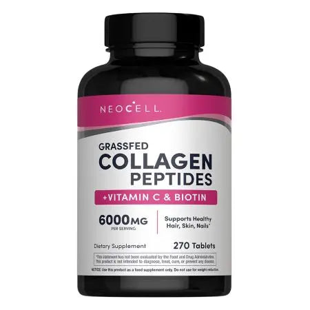 NEOCELL Zāli barojošu dzīvnieku kolagēna peptīdi + C vitamīns un biotīns 270 tabletes