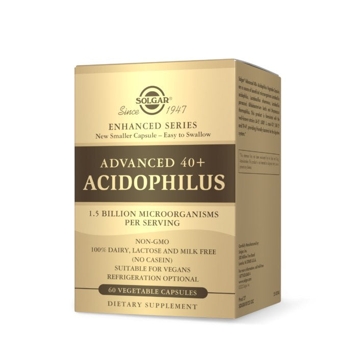 Solgar Advanced 40+ Acidophilus – Zarnyno bakteriju flora 60 kaps.