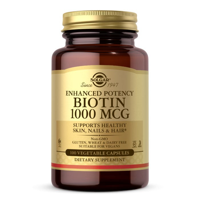 Solgar Biotīns 1000 µg - Biotīns 1000 µg 100 kapsulas