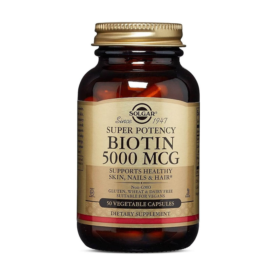 Solgar Biotīns 5000 mcg – Biotīns 5000 mcg 50 kapsulas