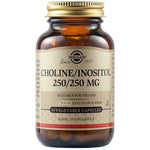 Solgar Cholīns/Inozīts 250 mg 50 kapsulas