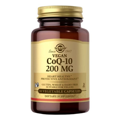 Solgar veģetārais koferments Q-10 200 mg 30 kapsulas