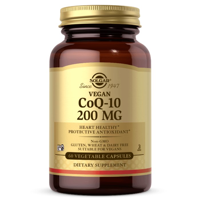 Solgar vegāniskais koferments Q10 200 mg - koferments Q10 200 mg 60 kapsulas
