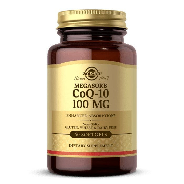 Solgar Megasorb KoQ-10 100 mg - Koferments Q10 - Kaneka 100 mg 60 kapsulas