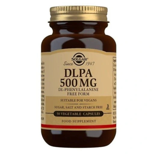 Solgar DLPA fenilalanīns 500 mg 50 kapsulas