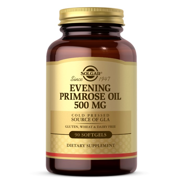 Solgar naktssveces eļļa 500 mg - naktssveces eļļa 500 mg 90 kapsulas