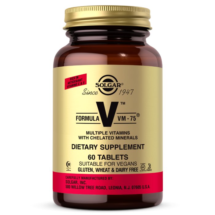 Solgar Formula VM-75 60 tabletes