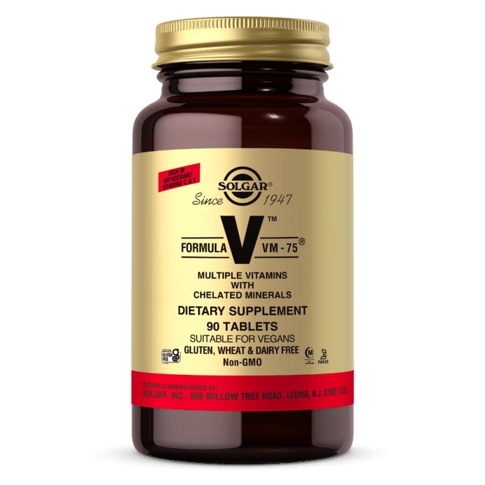 Solgar Formula VM-75 90 tabletes