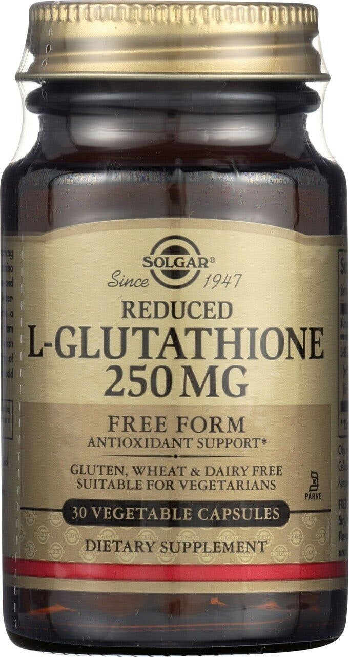 Solgar Reduced L-Glutation 250 mg 30 kapsulas