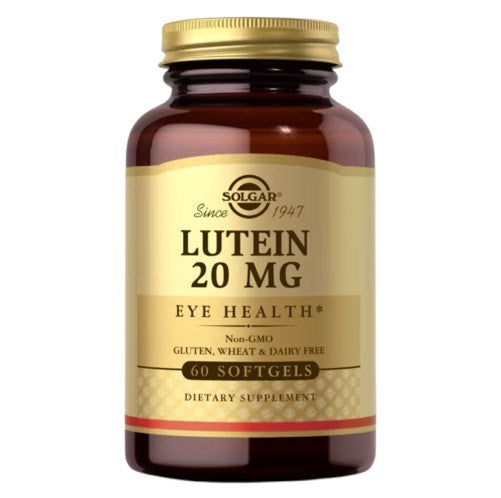 Solgar luteīns 20 mg 60 kapsulas