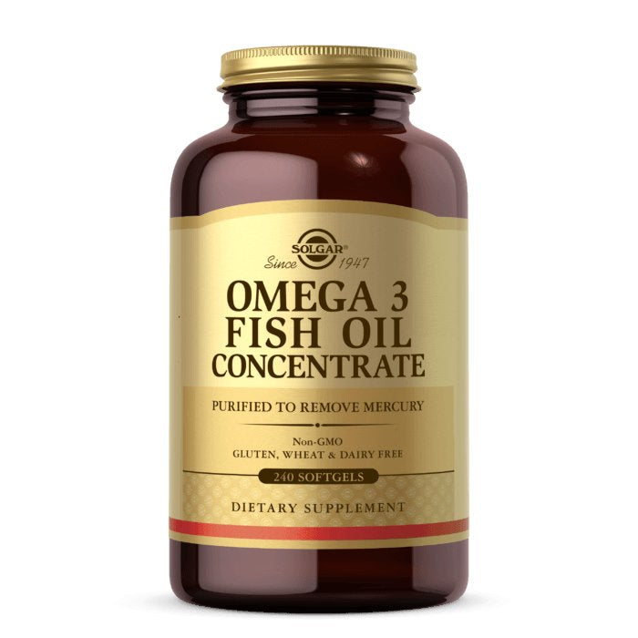 Solgar Omega 3 – zivju eļļas koncentrāts 240 kapsulas