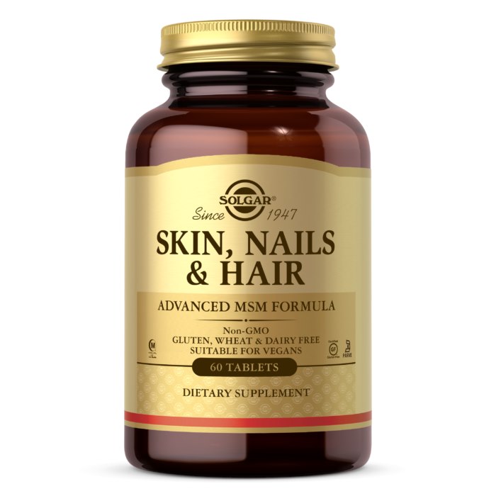 Solgar Skin, Hair, Nails Formula – mati, āda, nagi 60 tabletes