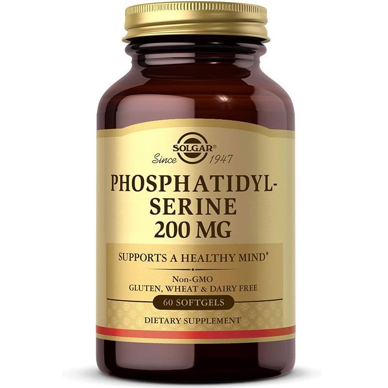 Solgar Fosfatidilserīns - Fosfatidilserīns 200 mg 60 Kapsulas