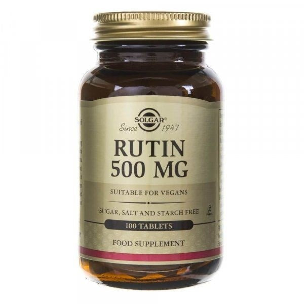 Solgar Rutin – Rutīns 500 mg 100 tabletes