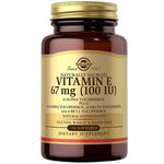 Solgar E vitamīns – E vitamīns 67 mg 100 SV 100 kapsulas