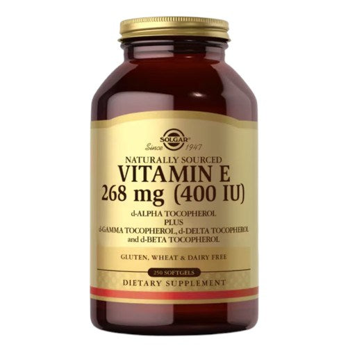 Solgar E vitamīna maisījums 268 mg 400 IU 250 kapsulas