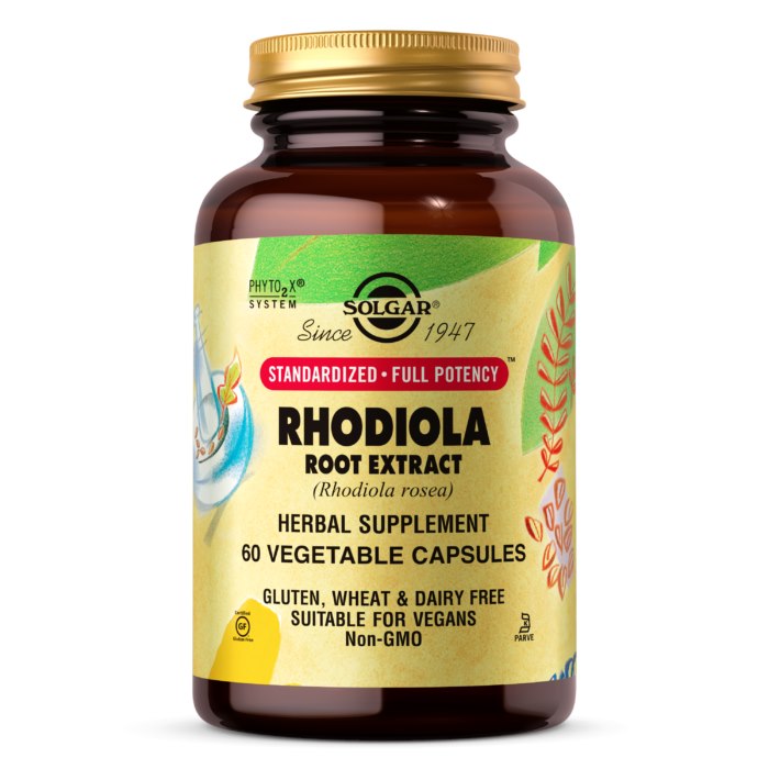 Solgar Rodiolas sakņu ekstrakts SFP 500 mg - Rhodiola rosea sakņu ekstrakts 60 kapsulas