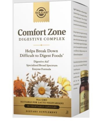 Solgar Comfort Zone greitos virškinimo fermentų kapsulas (90 kapsulas)