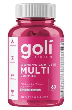 GOLI NUTRITION sieviešu multivitamīnu un minerālvielu komplekss sievietēm 60 gumijas konfektes