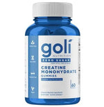 GOLI NUTRITION kreatīna monohidrāts bez cukura – kreatīna monohidrāts – GummiKing bez cukura, 60 gumijas lācīši