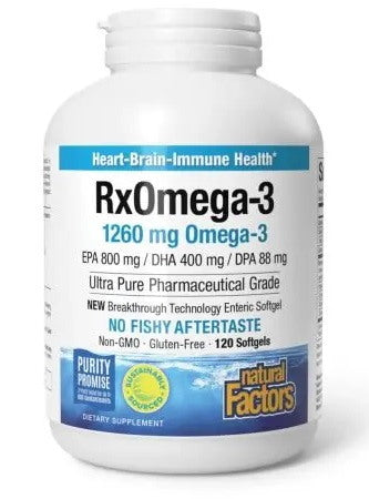 NATURĀLIE FAKTORI RxOmega-3 120 kapsulas